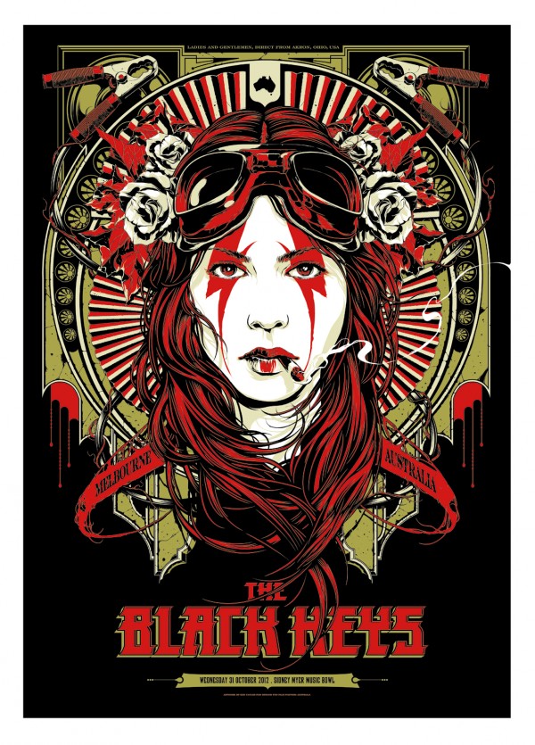 The Black Keys by VINTAGE POSTER